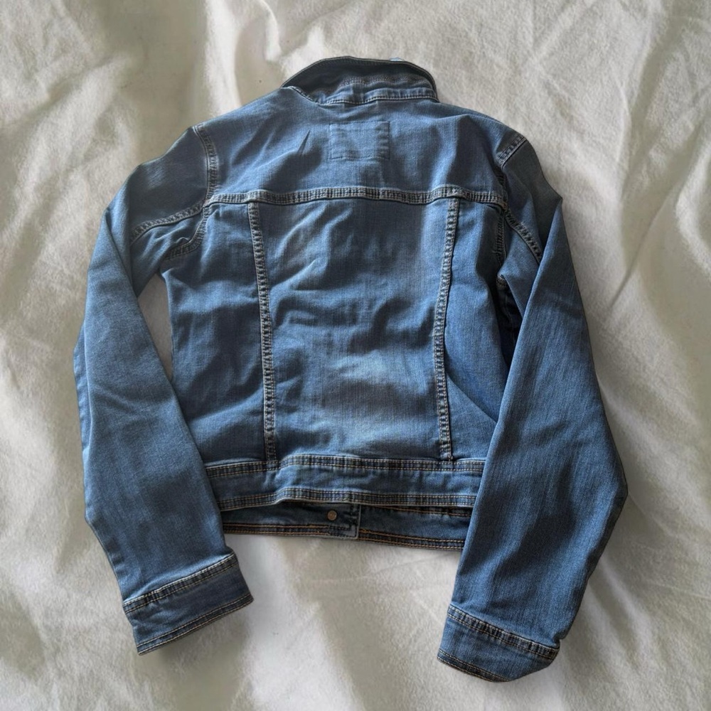 Western Fitted Aeropostale Blue Denim Jacket - Picture 3 of 5
